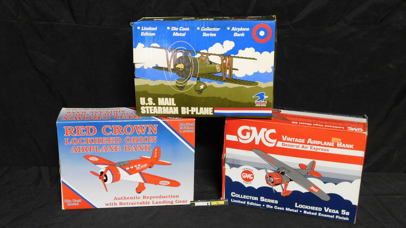 Lot of 3 Die-Cast Airplane Banks (1 of 3)