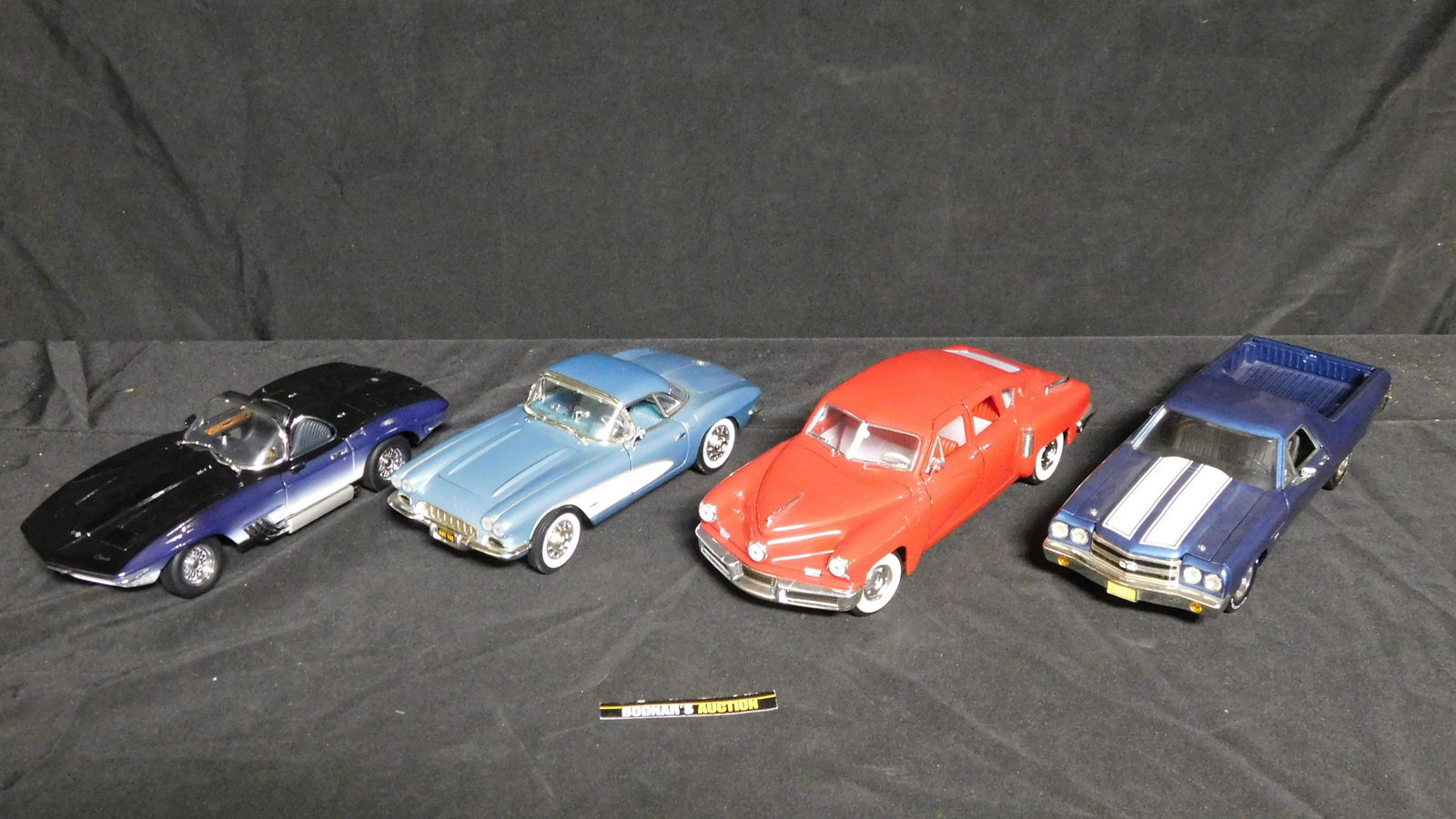 Lot of 4 Loose 1:18 Scale Die-Cast Cars (1 of 2)