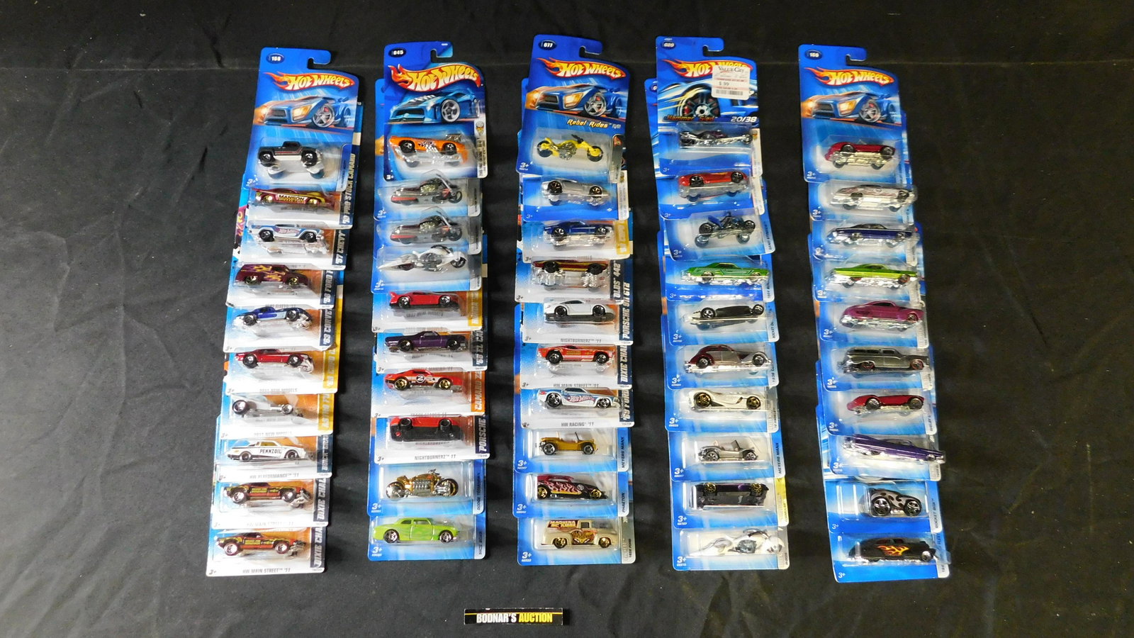 Lot of 50 Hot Wheels -Carded: Lot of 50 Mixed Hot Wheels on Cards. We are offering contact-less pick ups at our South Brunswick location by APPOINTMENT ONLY on the Friday, Saturday, Monday and Tuesday immediately following the sal