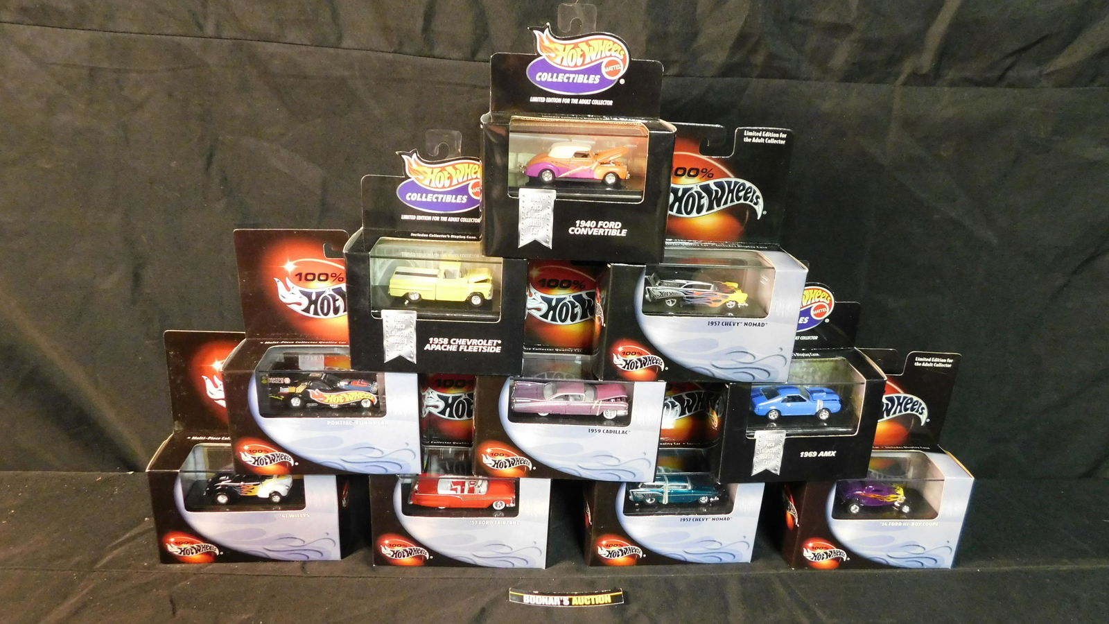 Lot of 10 Hot Wheels Limited Edition Cars with Display (1 of 3)