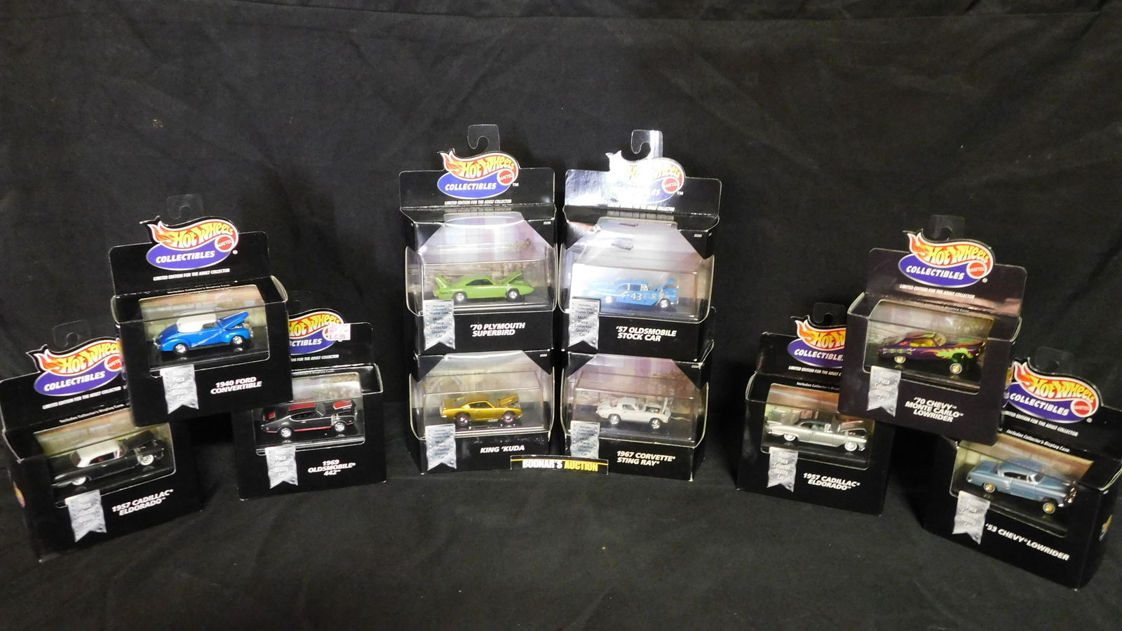 Lot of 10 Hot Wheels Limited Edition Cars with Display (1 of 4)