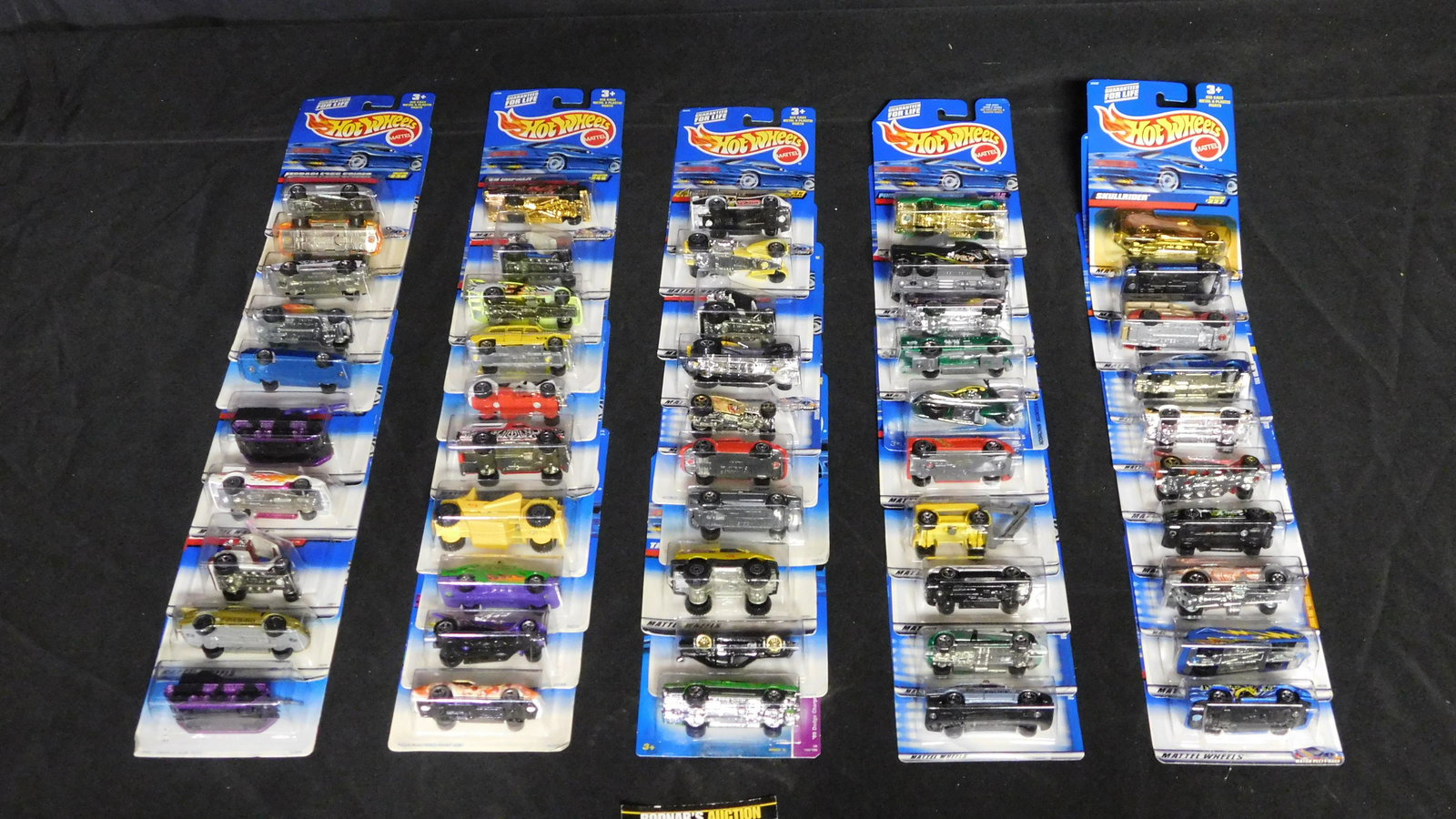 Lot of 50 Hot Wheels - Carded: Lot of 50 Mixed Hot Wheels on Cards. We are offering contact-less pick ups at our South Brunswick location by APPOINTMENT ONLY on the Friday, Saturday, Monday and Tuesday immediately following the sal