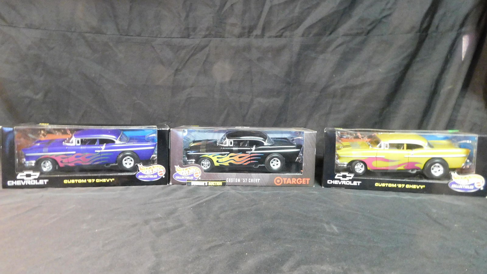 Lot of 3 Hot Wheels Custom '57 Chevy Die-Cast Cars 1:18 (1 of 4)