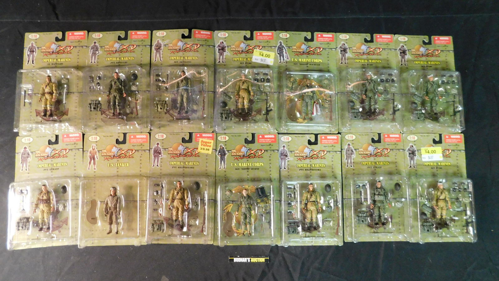 Lot of 14 Ultimate Soldier 1:18 Scale Figures (1 of 3)