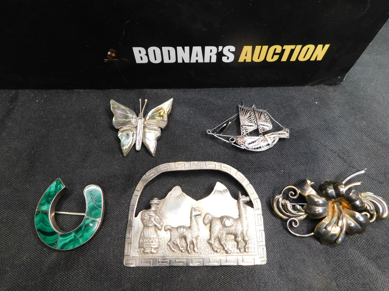 Lot of Sterling Silver Pins (1 of 12)