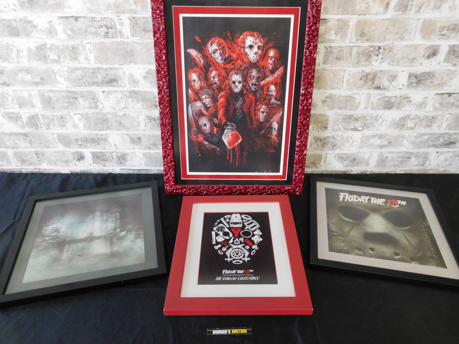 Lot of 4 Friday the 13th Framed Prints (1 of 6)