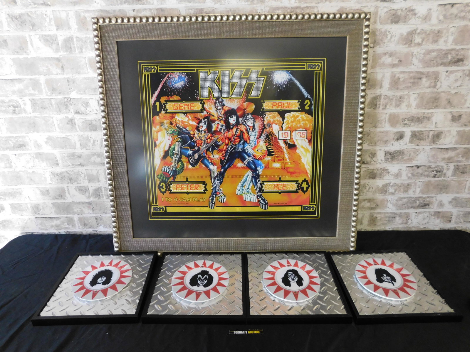 Lot of 5 KISS Framed Prints (1 of 5)