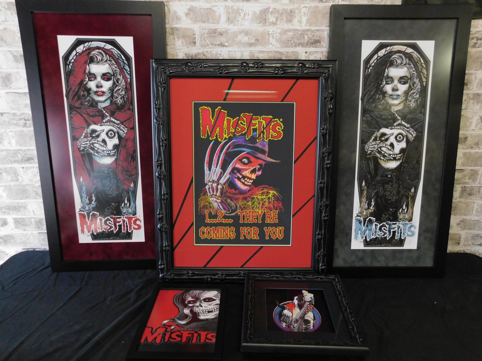 Lot of 5 Misfits Framed Prints (1 of 6)