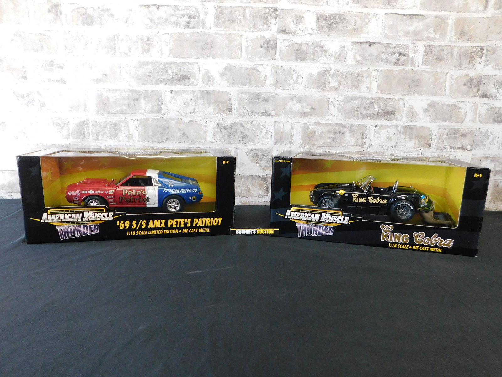 American Muscle Thunder Lot of 2 Cars - King Cobra and (1 of 7)