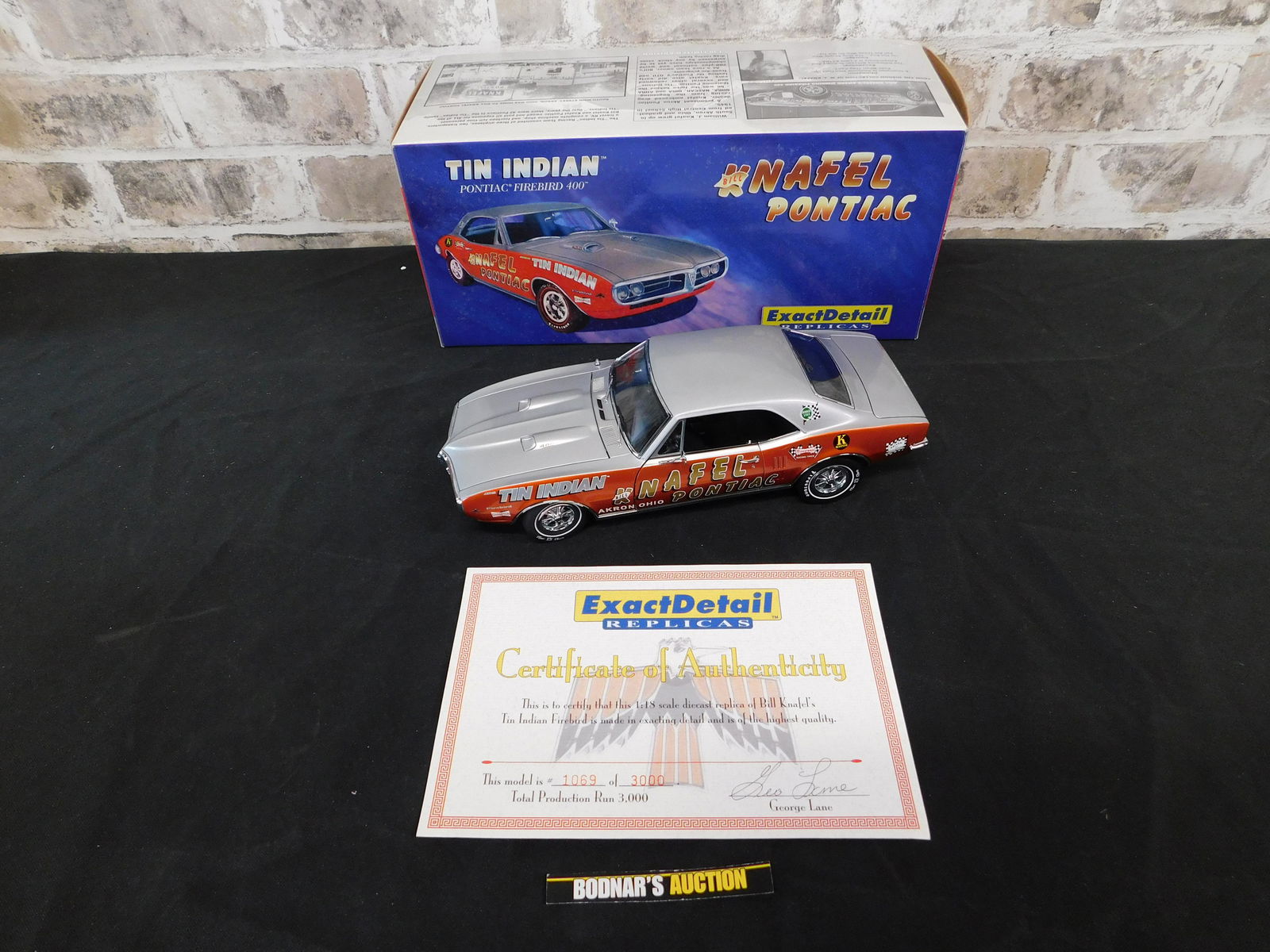Exact Detail Replicas Tin Indian Pontiac Firebird 400 (1 of 5)