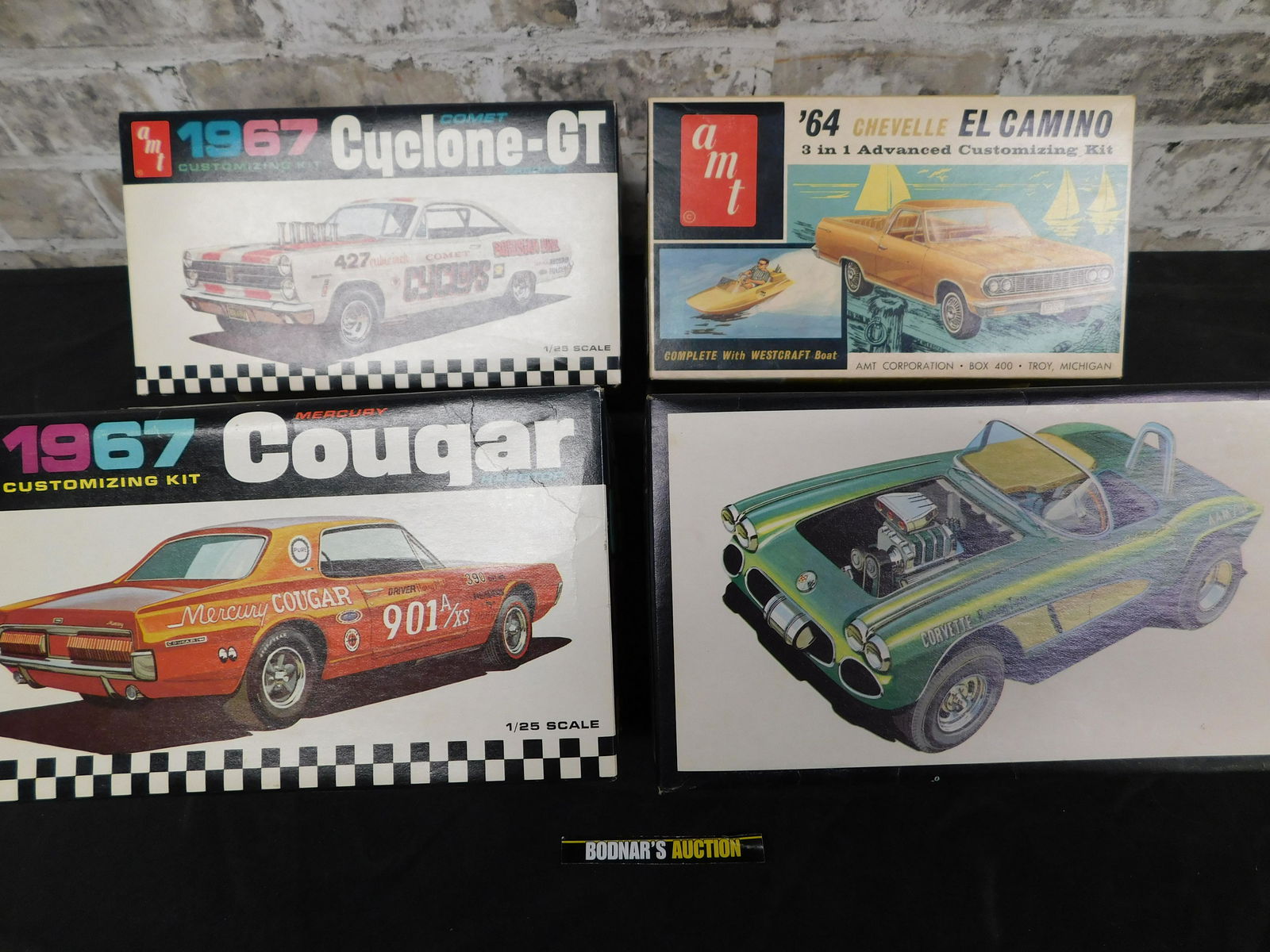 Lot of 4 Vintage AMT Model Kits (1 of 5)