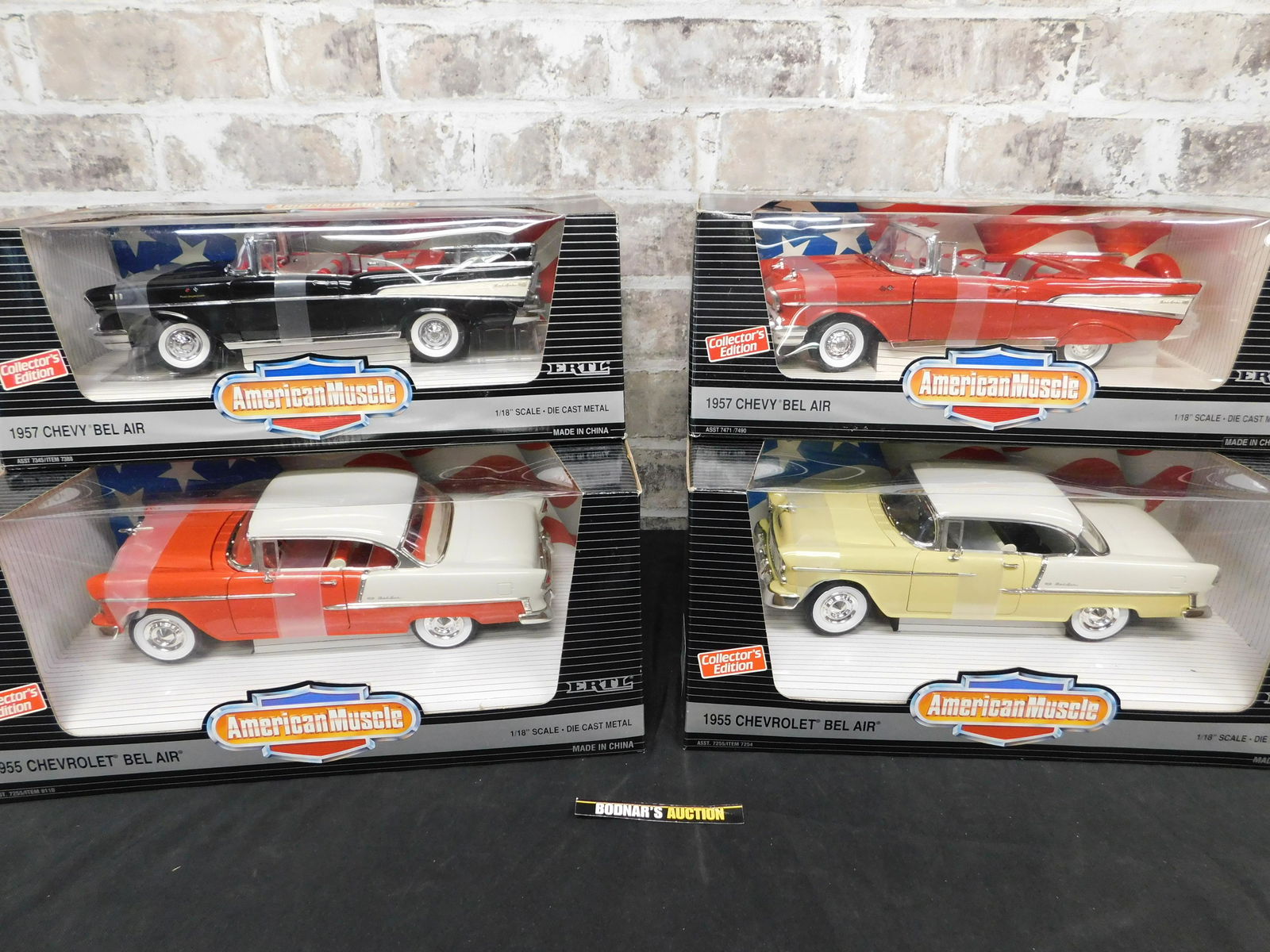 Lot of 4 American Muscle Chevy Bel Air 1:18 Scale (1 of 6)