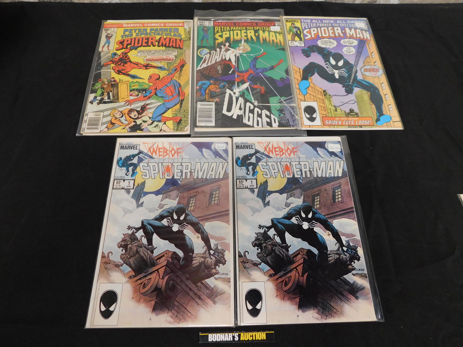 Lot of 5 Comics including Spectacular Spider-Man #1 (1 of 1)