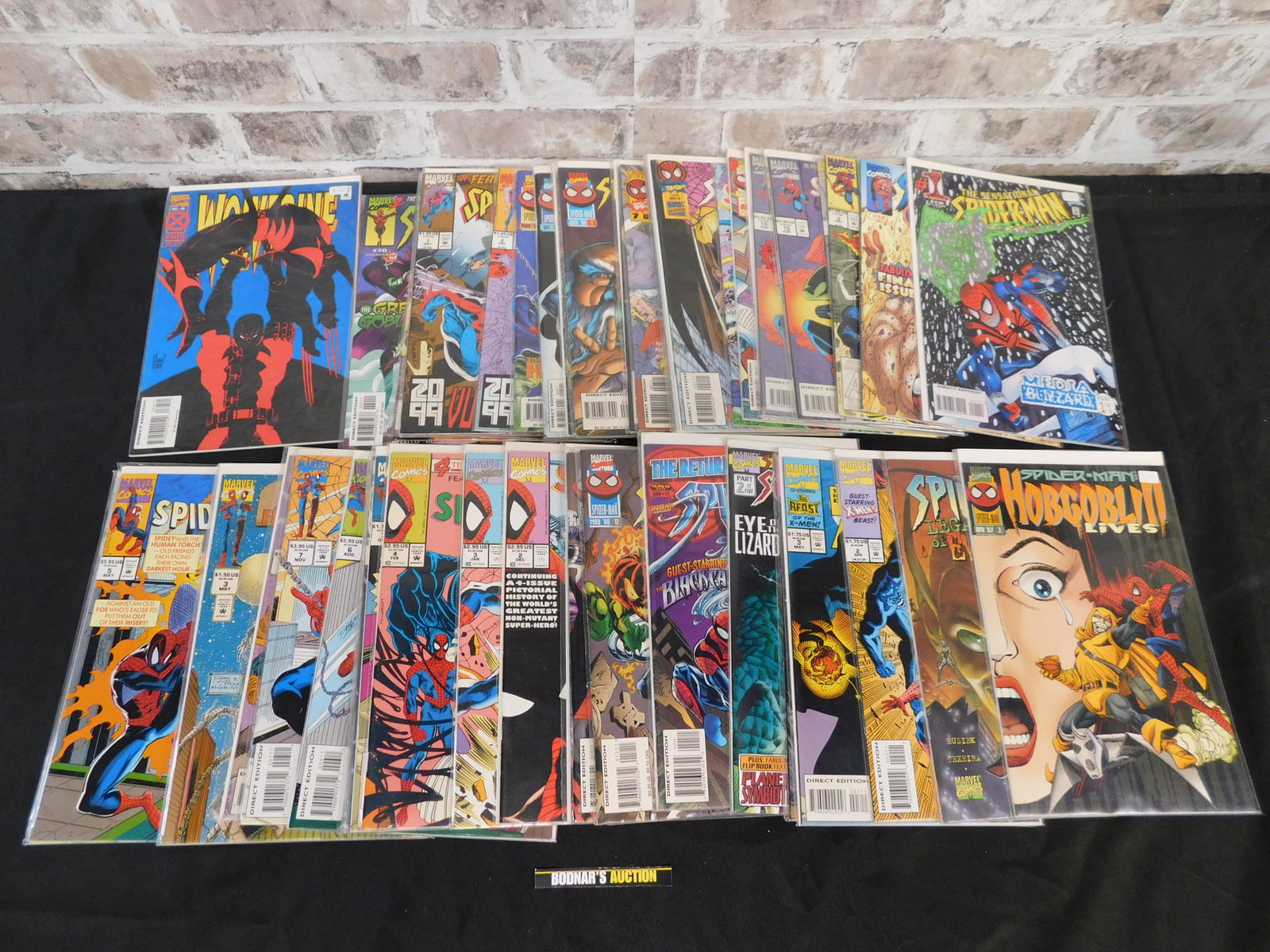 Short Box of Comics including Wolverine and Spider-Man (1 of 2)