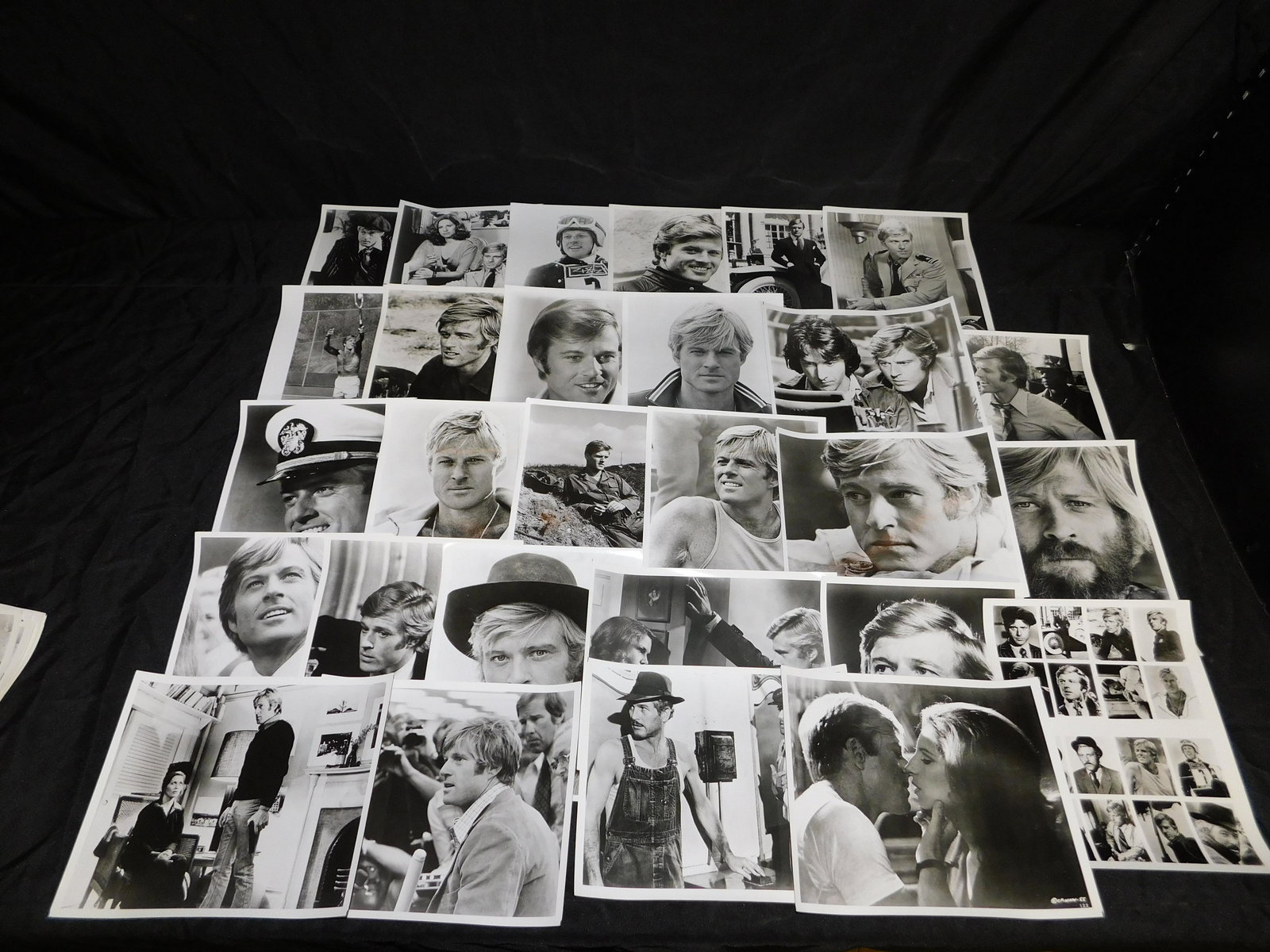 Original Photographs of Robert Redford - Lot of 50: Lot of 50 Original Photographs of Robert Redford taken by photographer Gustavo Parras. Some Duplicates. This sale will be broadcast live on sale day with an auctioneer and caller calling full descript
