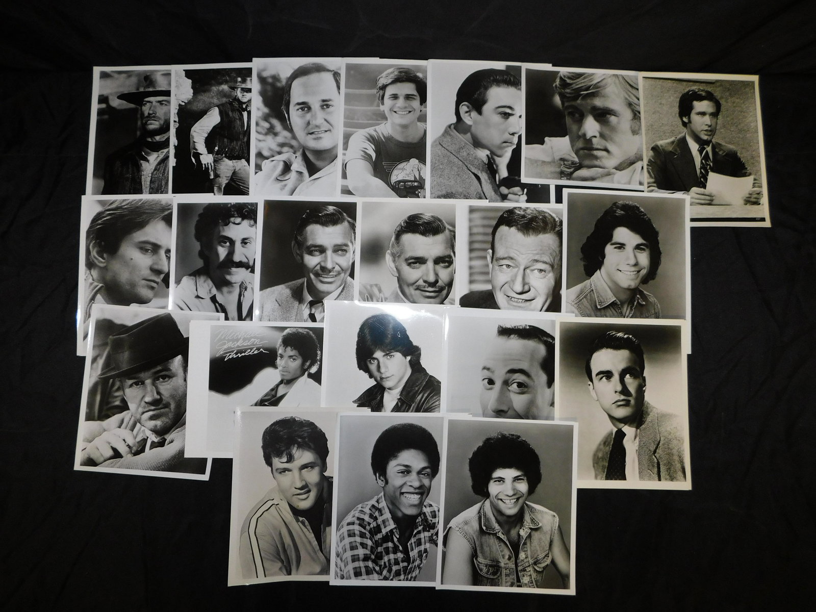 Original Photographs of Leading Men - Lot of 50 Photos: Lot of 50 Original Vintage Photographs of Leading Men taken by photographer Gustavo Parras. Some Duplicates. This sale will be broadcast live on sale day with an auctioneer and caller calling full des