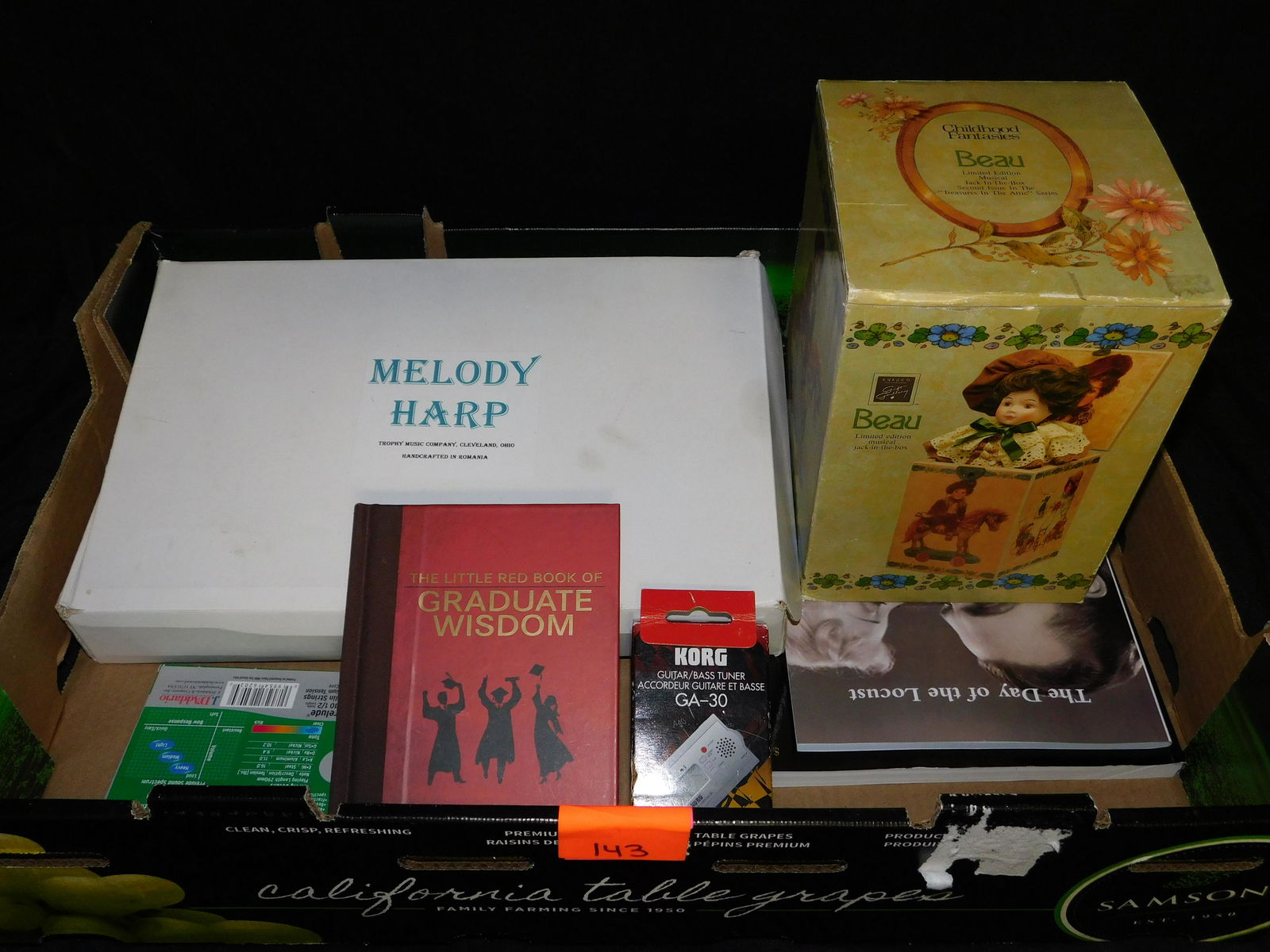 Box Lot of Music and Misc. Items (1 of 4)