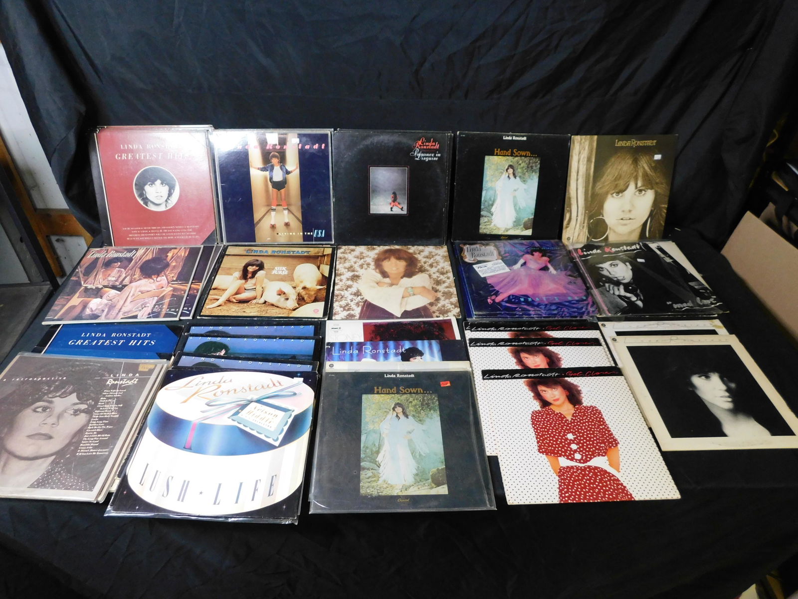 Lot of 50 + Linda Ronstadt records (1 of 5)