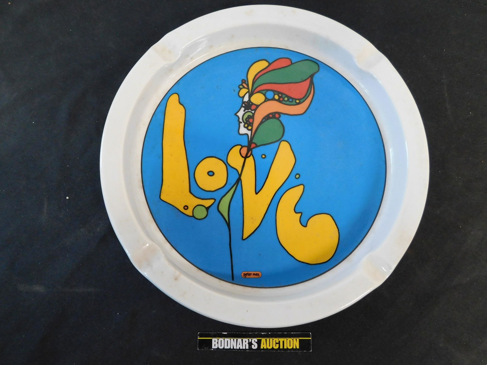 Oversized Peter Max Ashtray (1 of 2)