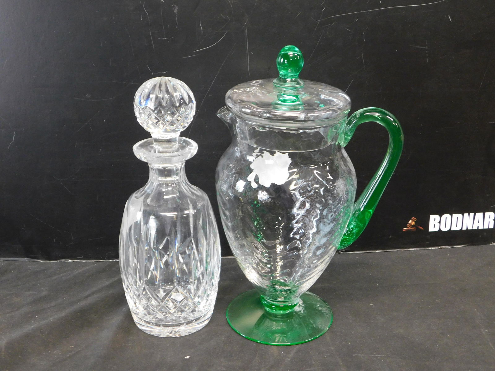 Cut Glass Decanter Possibly Unmarked Waterford (1 of 4)