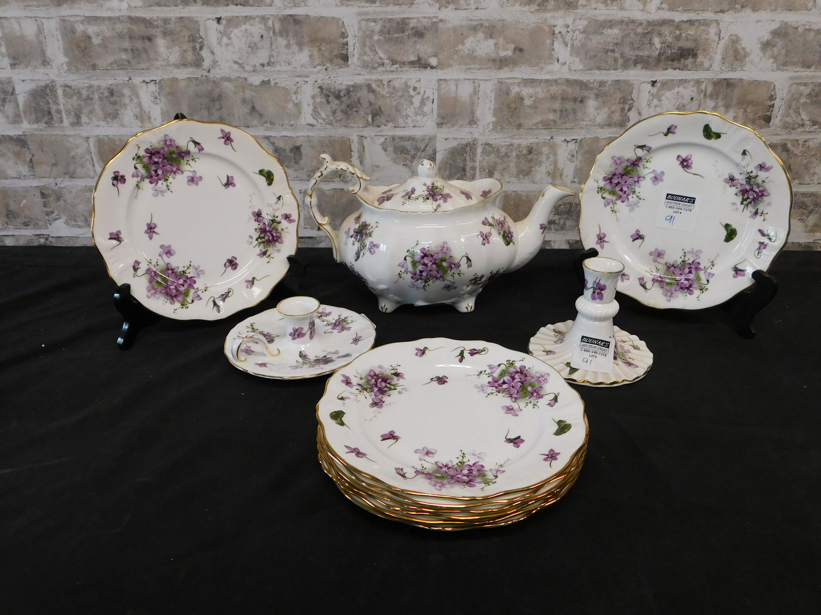 Lot of Hammersley Victorian Violets Porcelain (1 of 7)
