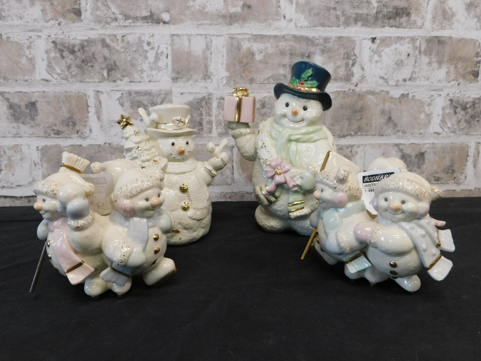 Lot of 4 Lenox Snowmen Figurines (1 of 5)