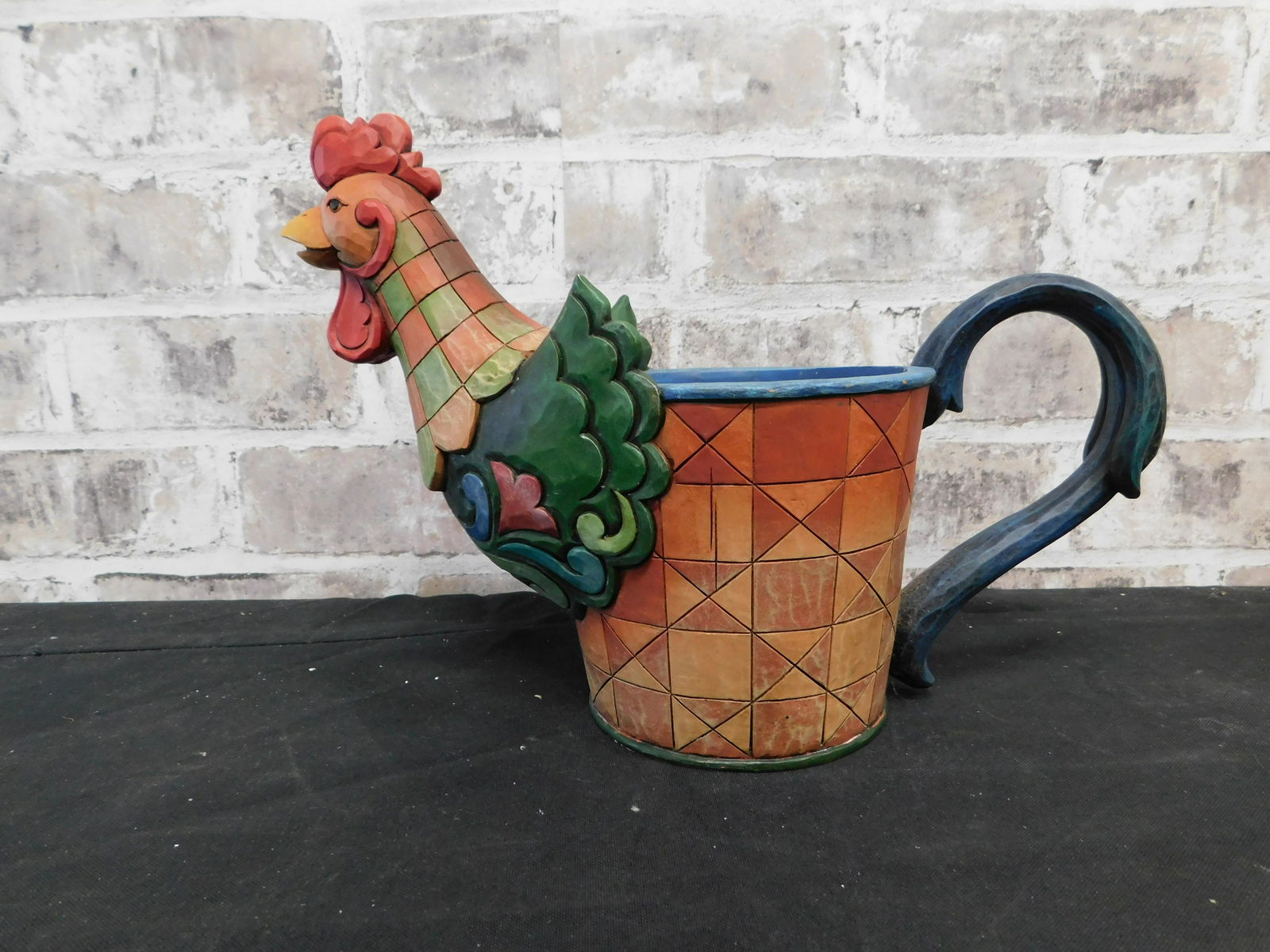 Jim Shore Rooster Planter (1 of 4)