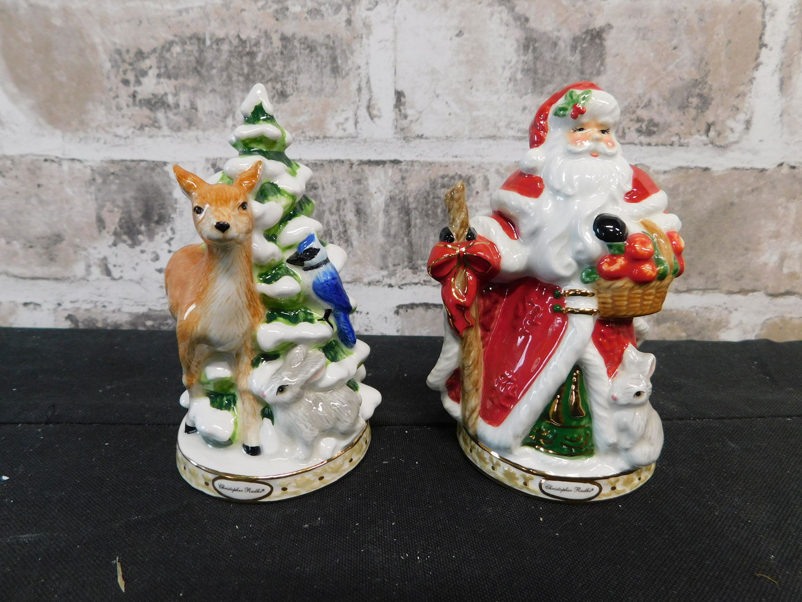 Lot of 2 Christopher Radko Salt & Pepper Shakers (1 of 3)