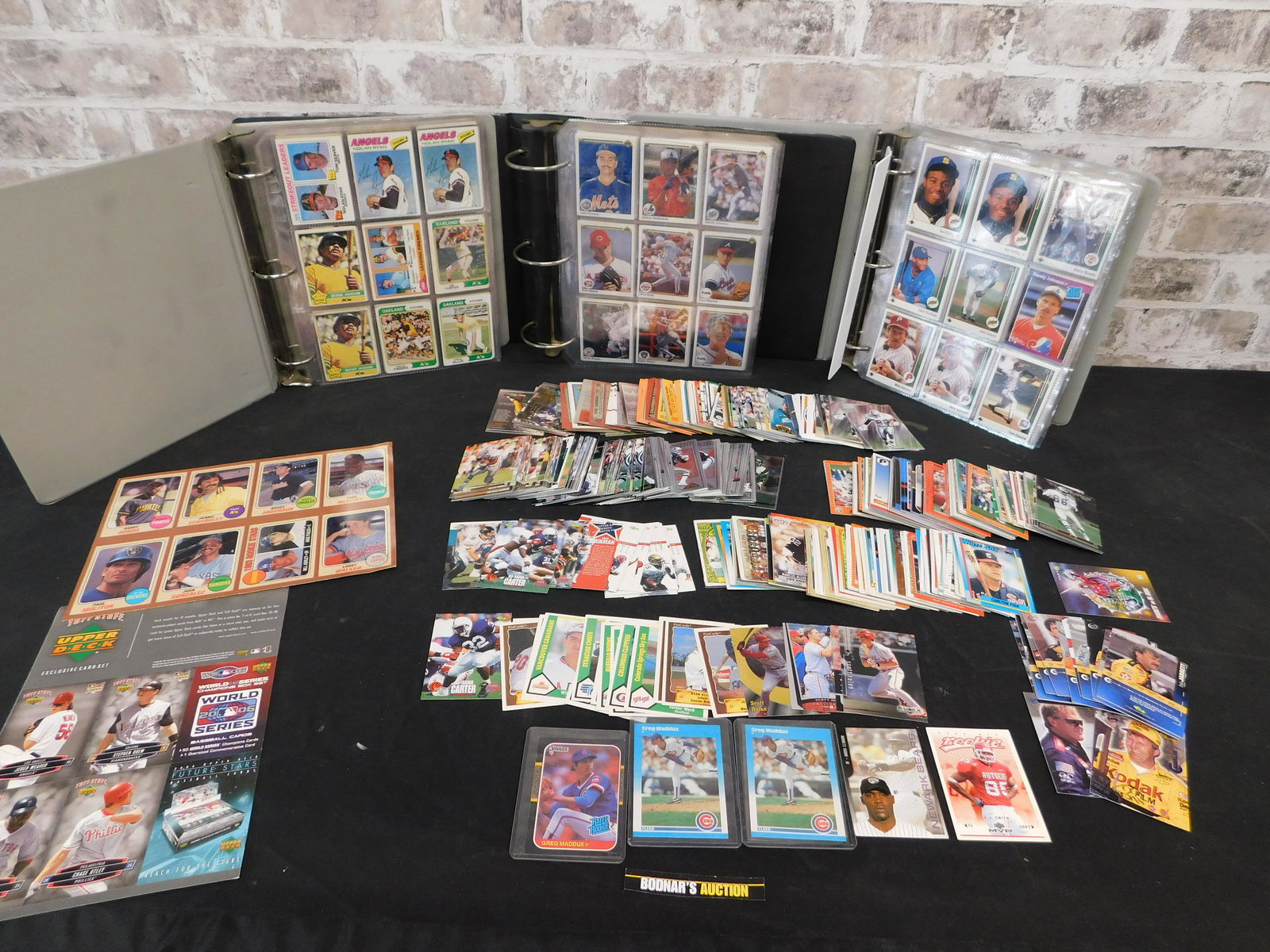 Lot of Sports Cards including 2 Ken Griffey Jr. Rookies (1 of 15)