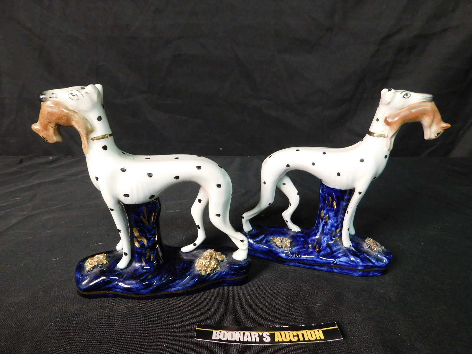Pair of Kent England Staffordshire Ware Hunting Dog (1 of 6)