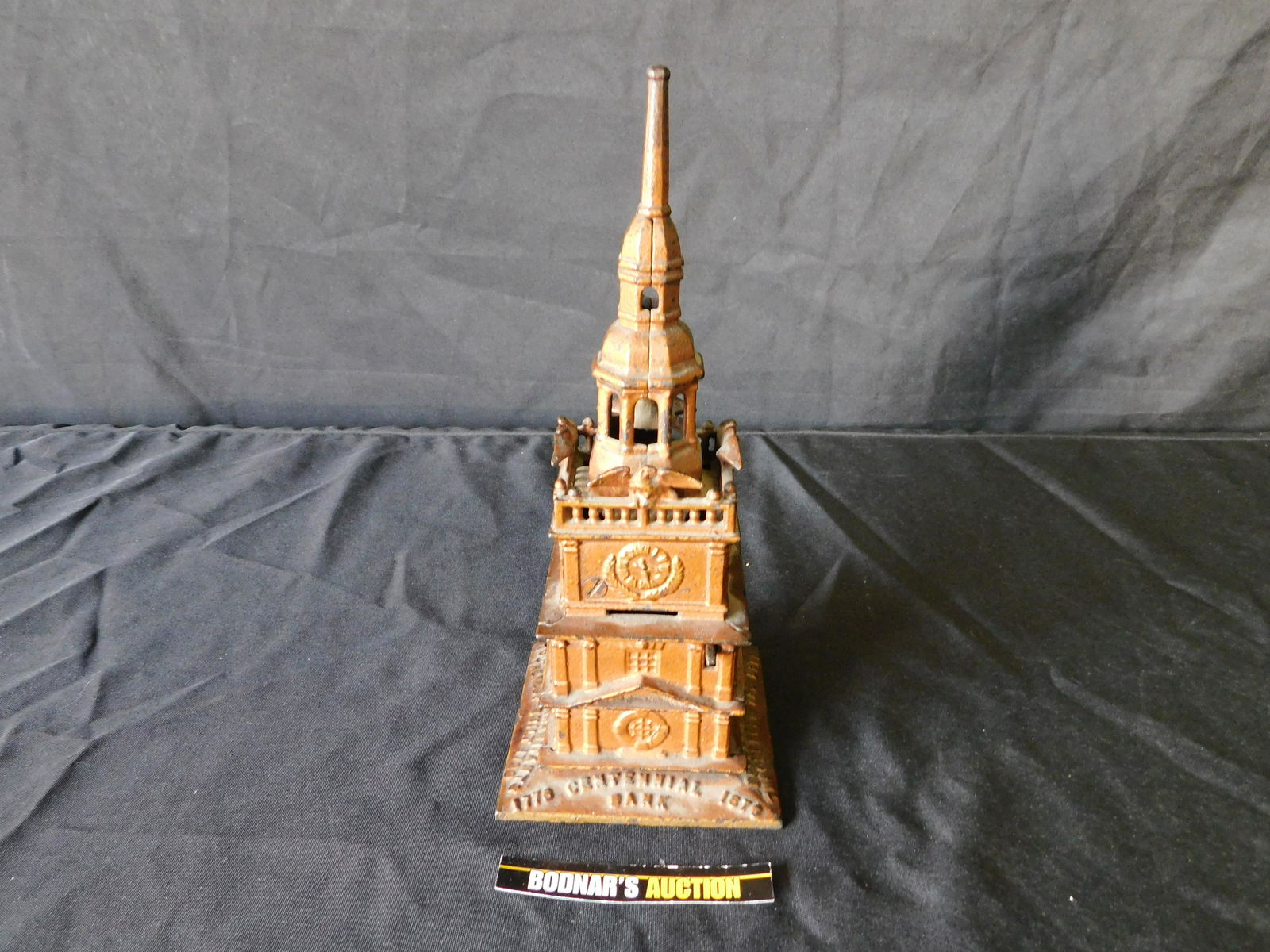 Antique Cast Iron Bank - Independence Hall (1 of 6)