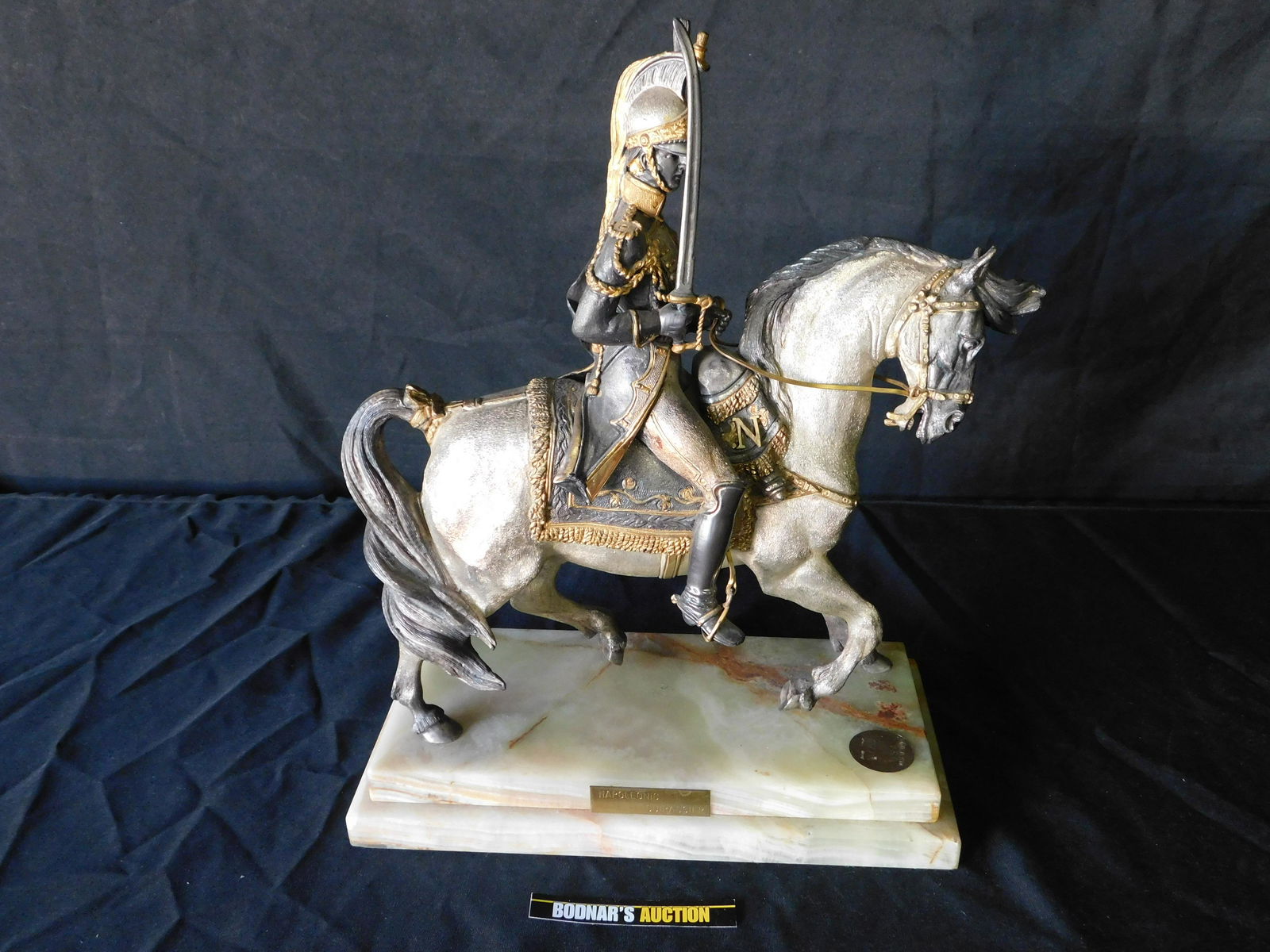 Giuseppe Vasari "Napoleonic Cuirassier" Bronze Statue (1 of 7)