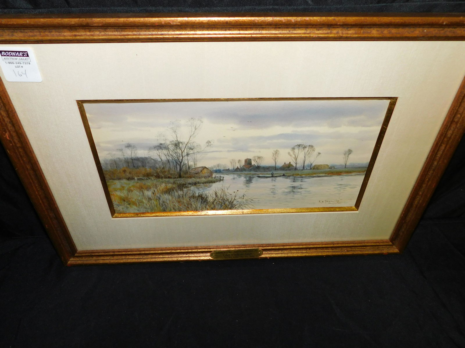 Framed 19th Century Watercolor (1 of 6)