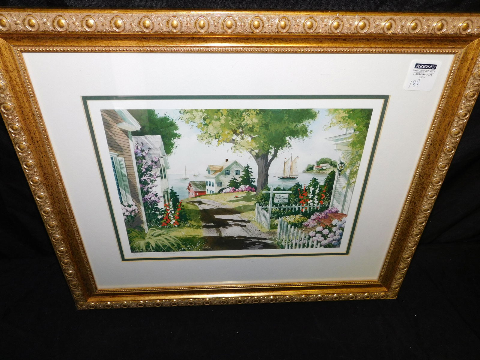 Lithograph Entitled Seabreeze Inn (1 of 4)