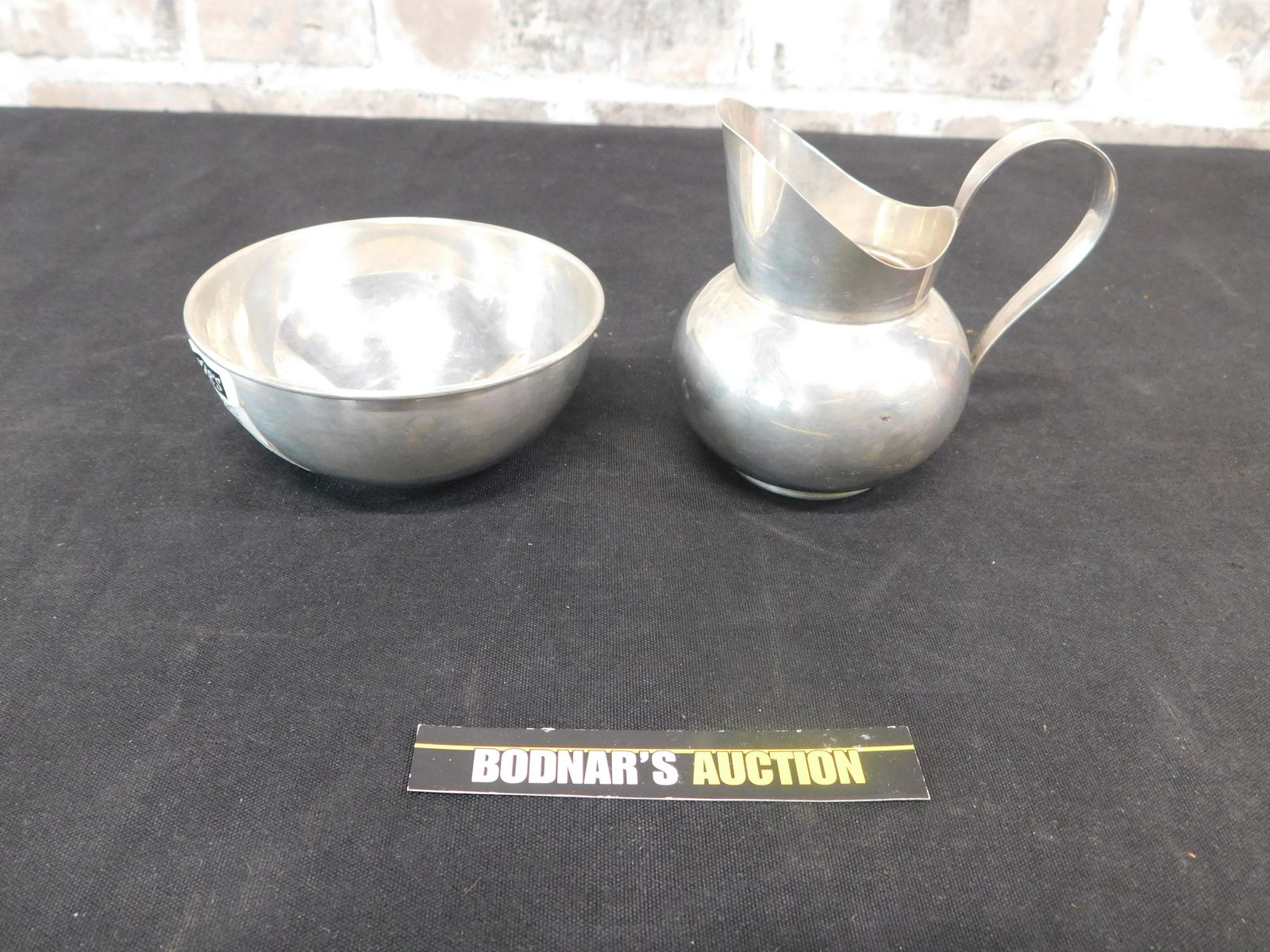 Gorham Sterling Silver Creamer and Sugar (1 of 7)