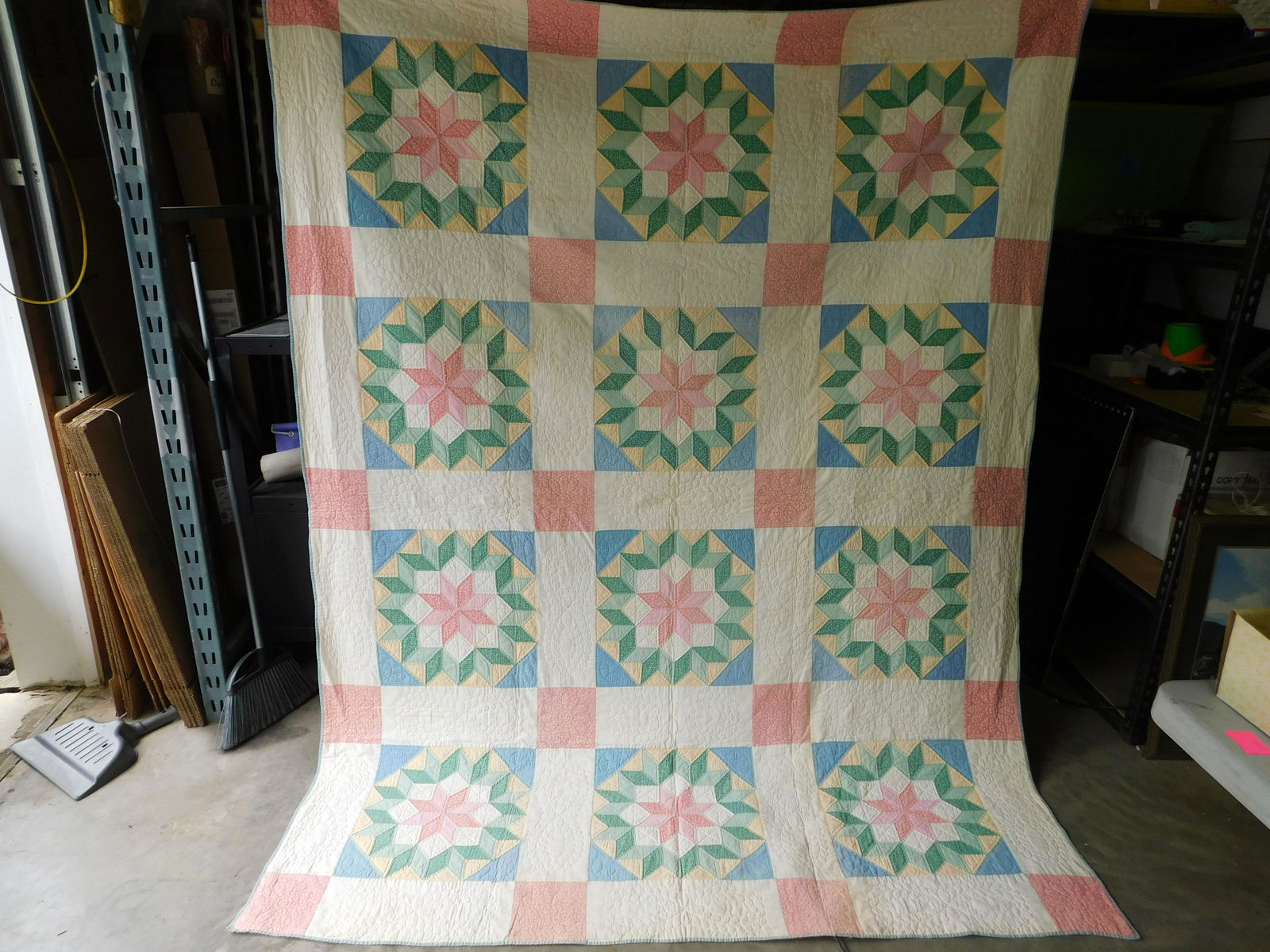 1920'S Carpenter's Wheel Print (1 of 7)