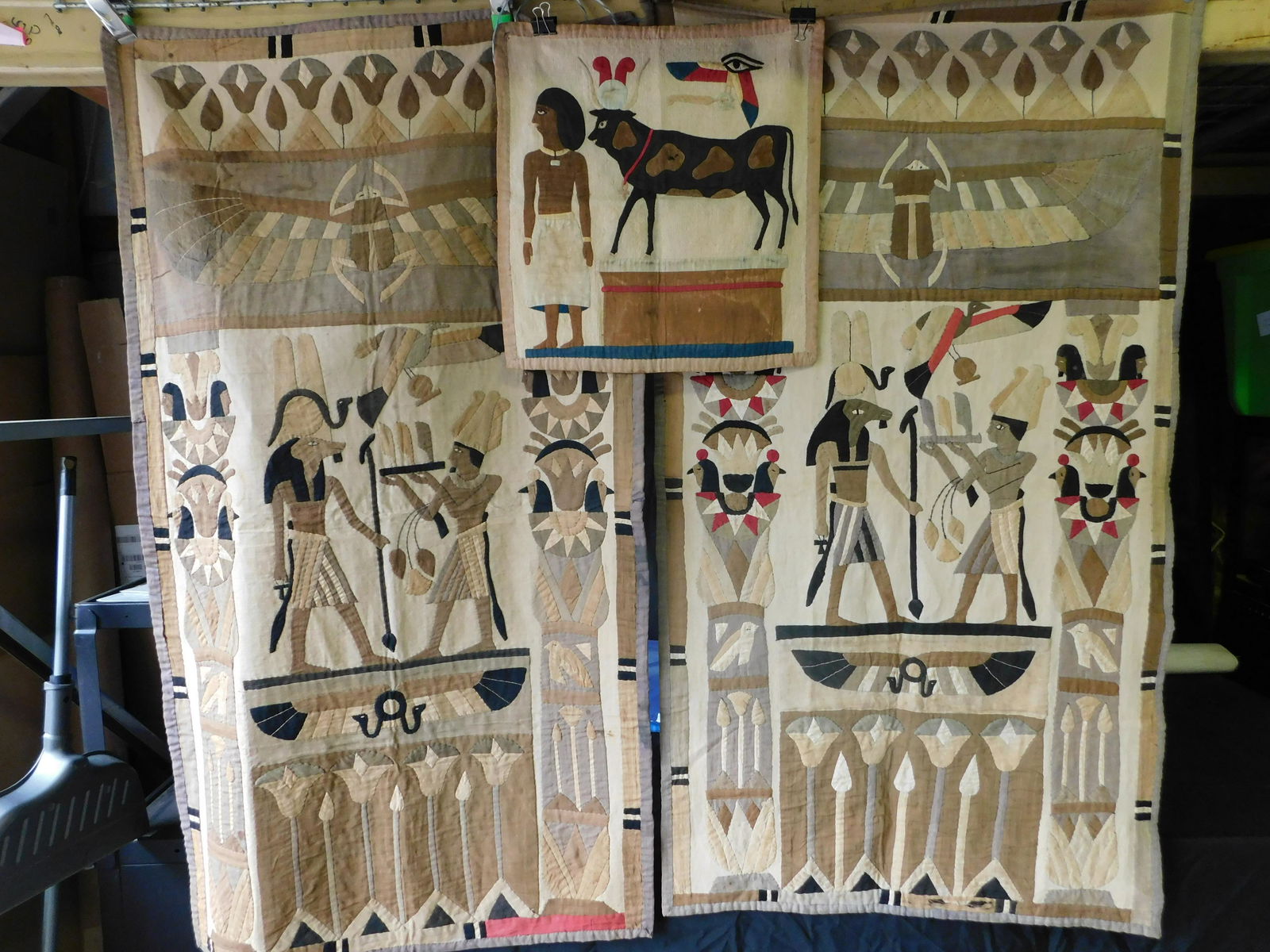 Lot of 3 Egyptian Souvenir Textiles (1 of 7)