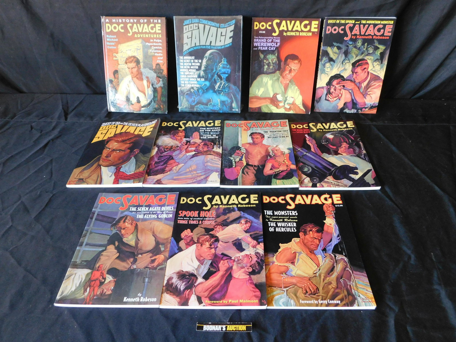 Lot of Doc Savage Hard and Soft Covered Books (1 of 9)
