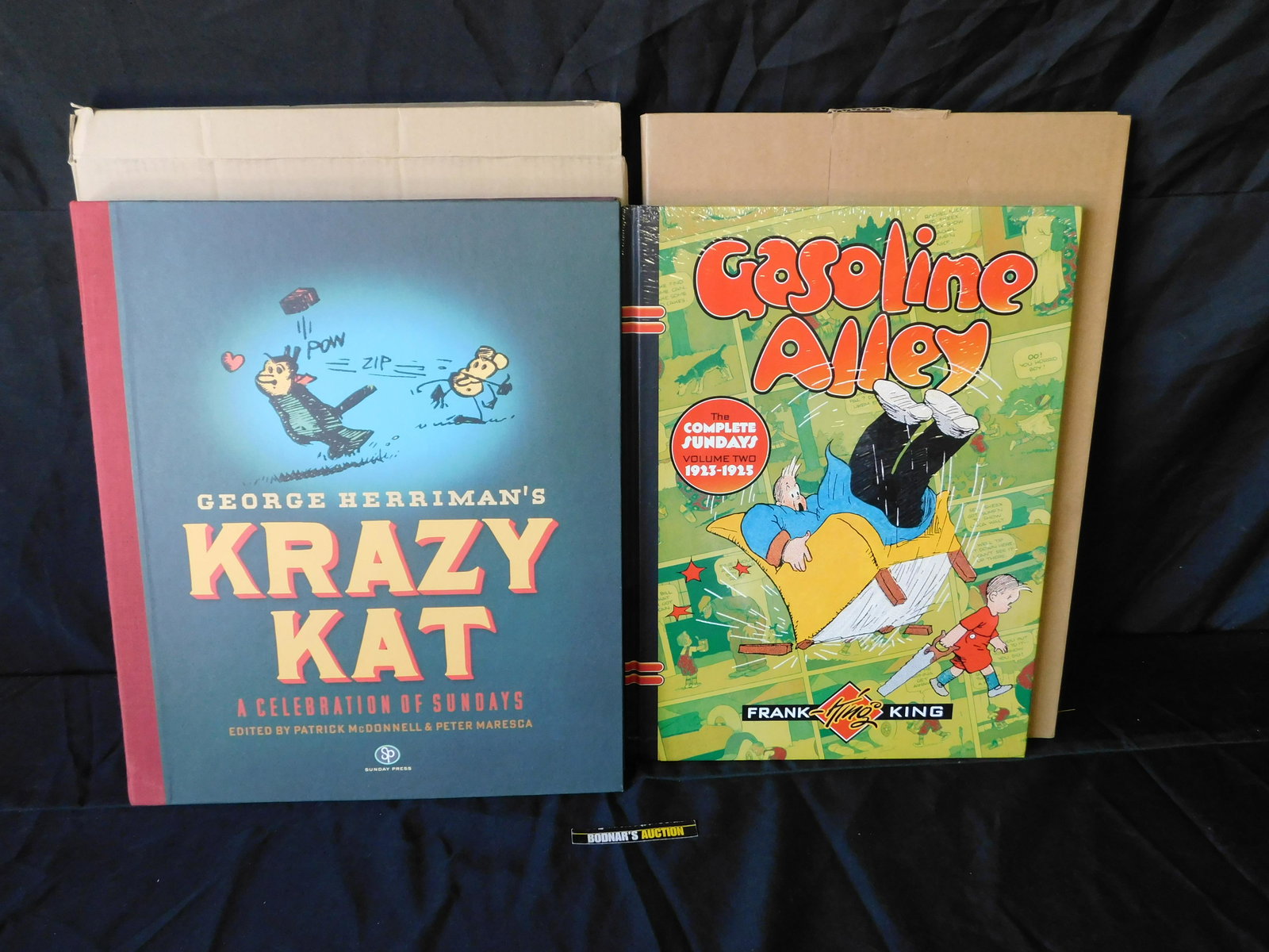 Lot of 2 Oversized Books including Krazy Kat and (1 of 5)