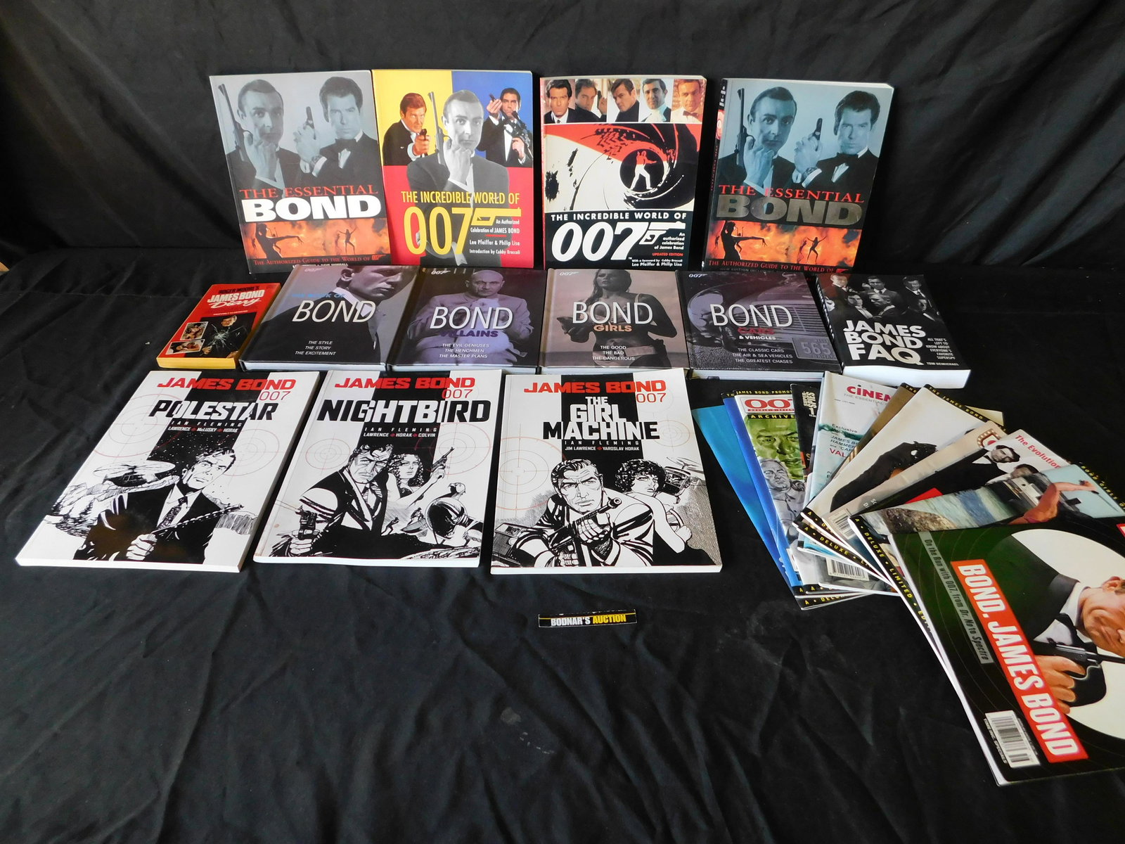 Large Lot of James Bond Publications, Hard and Soft (1 of 11)
