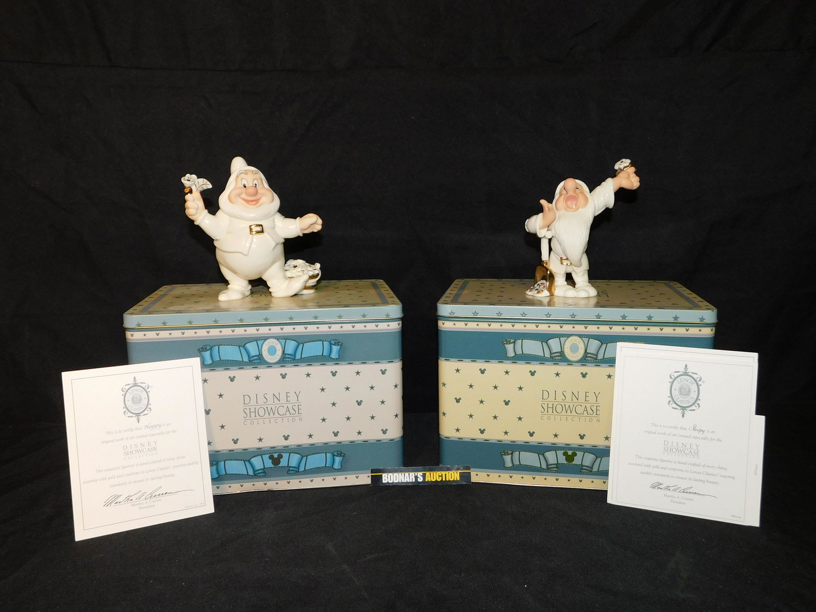 Lenox Disney Happy and Sleepy Figurines (1 of 9)