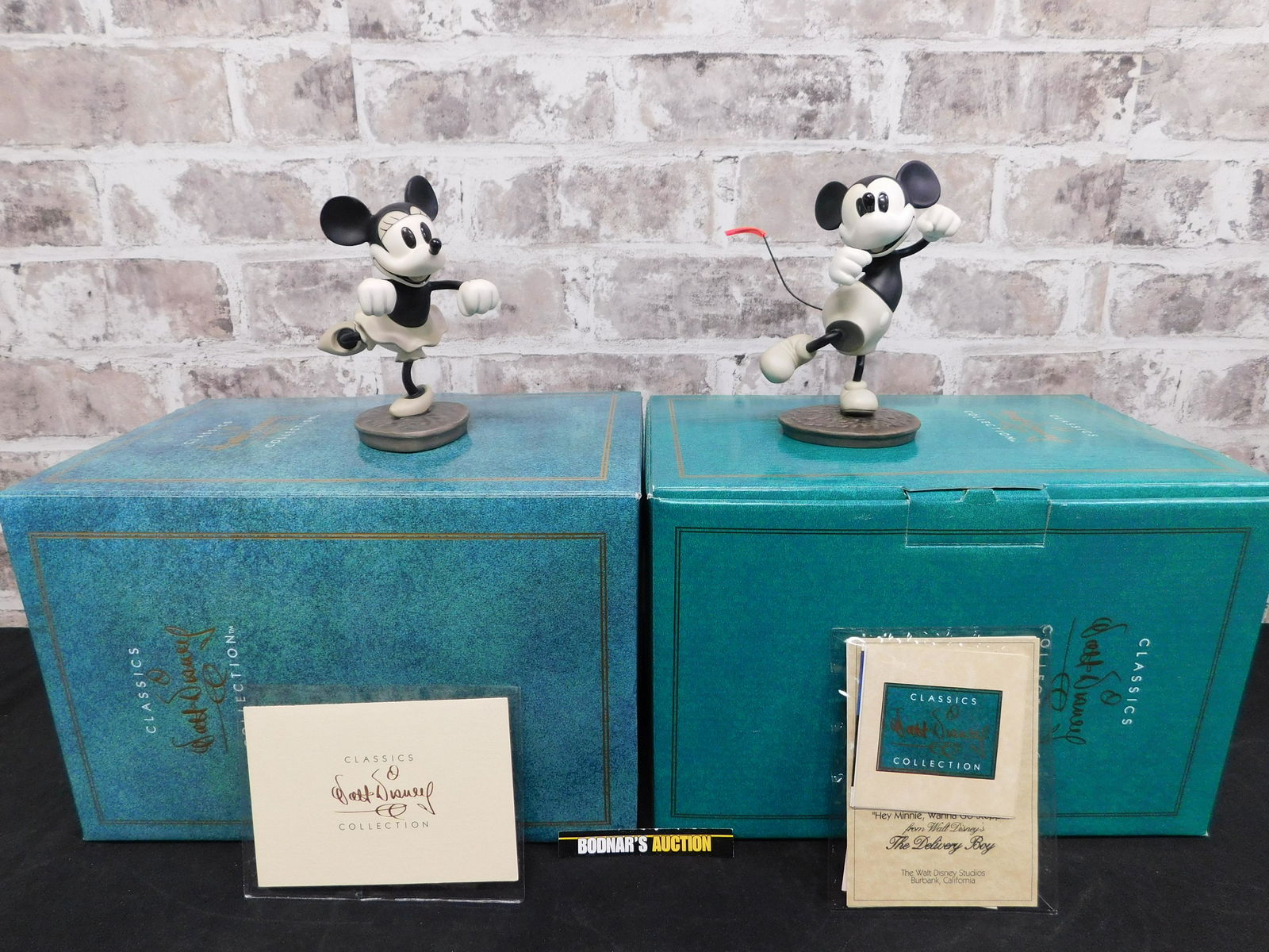 WDCC The Delivery Boy Figurine Lot of 2 - Mickey and (1 of 8)