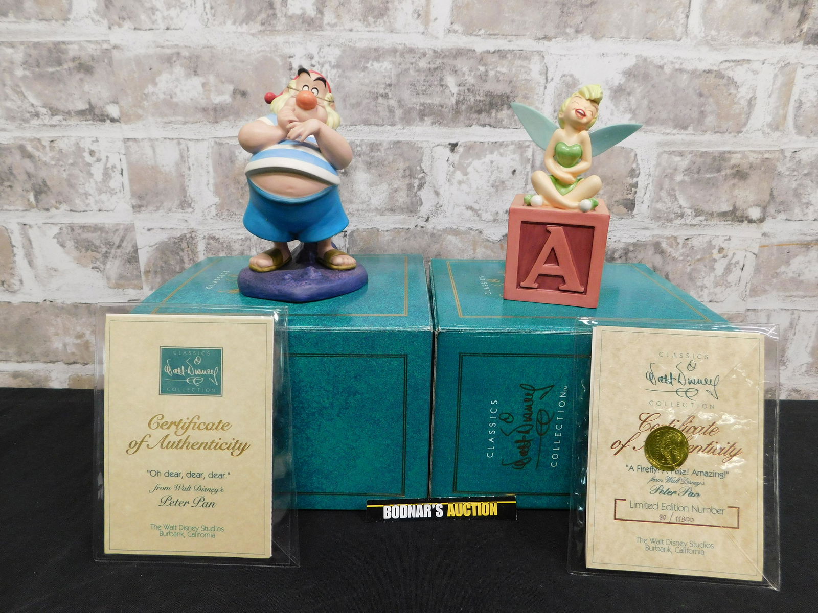 WDCC Peter Pan Figurine Lot of 2 - Smee and Tinker Bell (1 of 7)