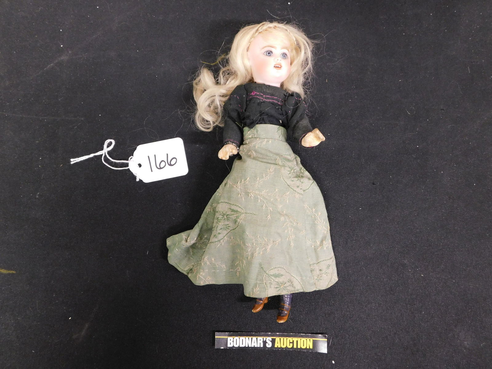 Antique Porcelain Doll with Painted Shoes (1 of 4)