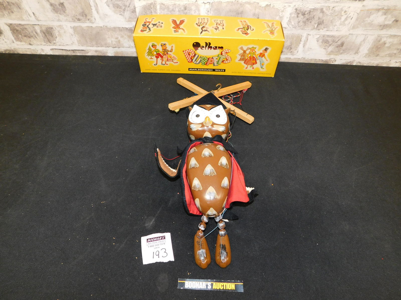 Pelham Puppets Owl Marionette in Original Box (1 of 5)