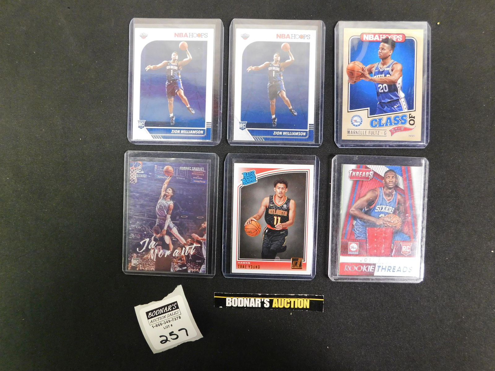 Lot of 6 Basketball Rookies (1 of 7)