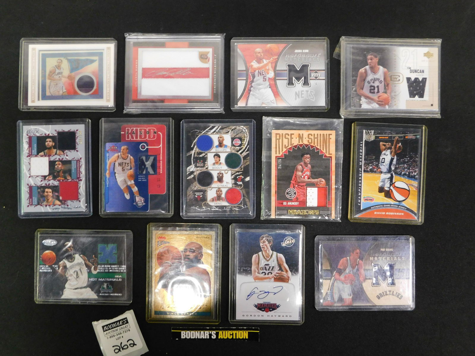 Lot of 13 Basketball Auto and Memorabilia Cards (1 of 6)