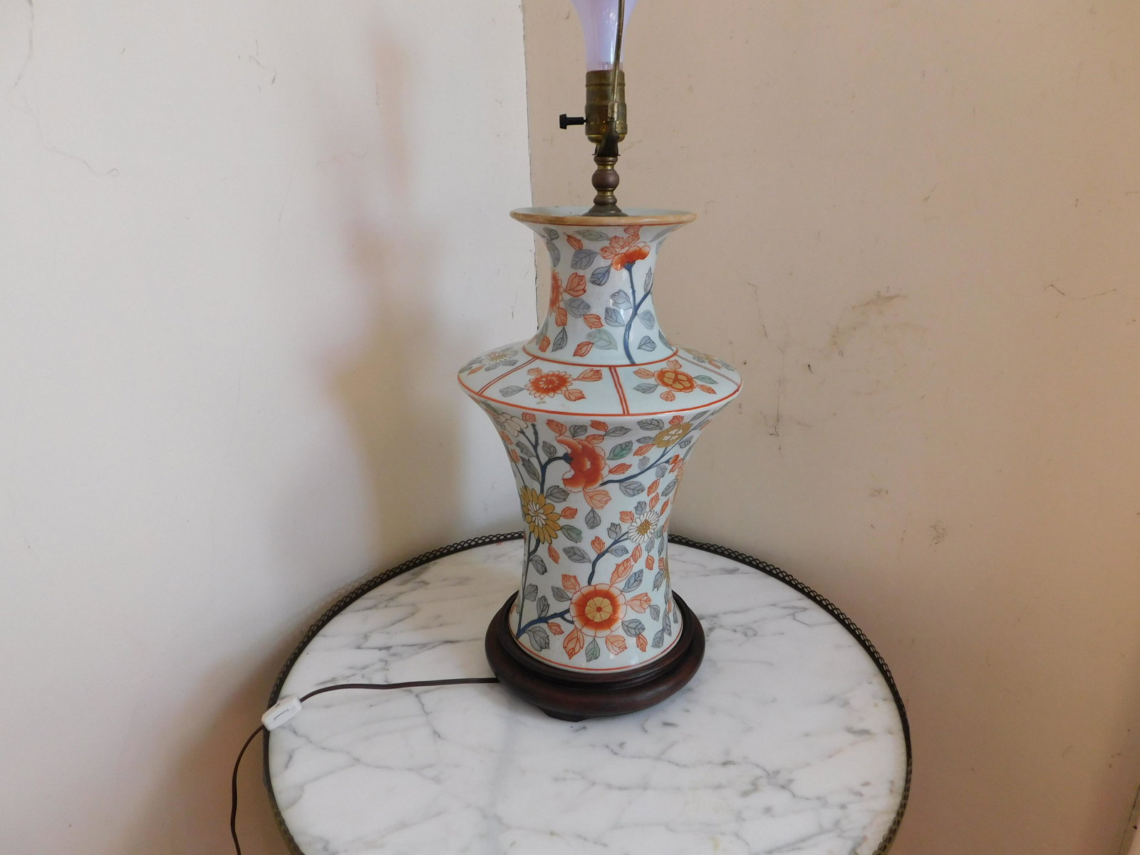 Asian Porcelain Table Lamp (1 of 3)