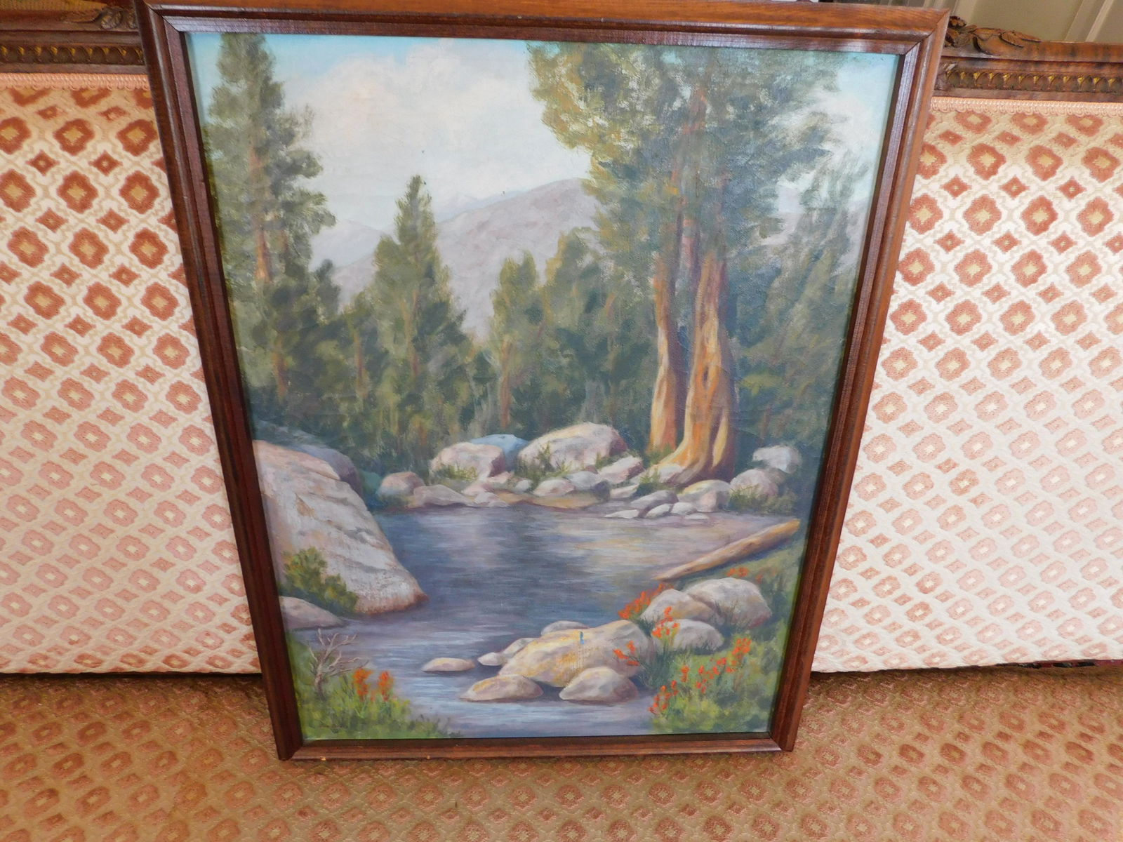 Oil on Canvas Stream - Davis (1 of 4)