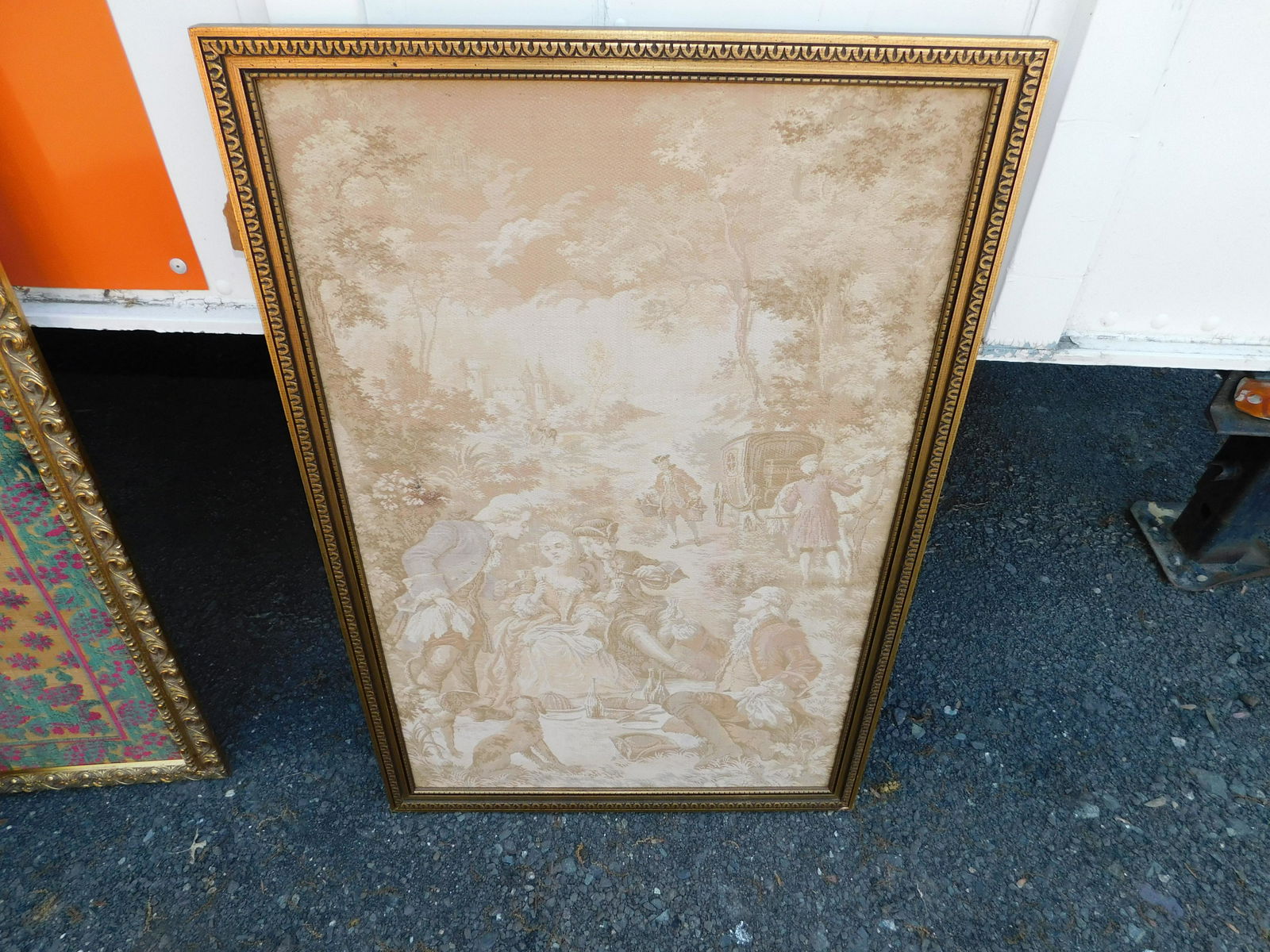 Framed French Tapesty (1 of 6)